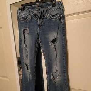 Holy jeans